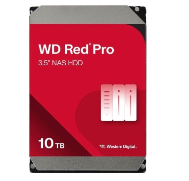 דיסק קשיח פנימי 3.5 אינץ' לשרתי NAS ווסטרן דיגיטל Western Digital WD103KFBX Red Pro NAS Hard Drive 10TB 3.5 Inch SATA 7200rpm 512MB Cache